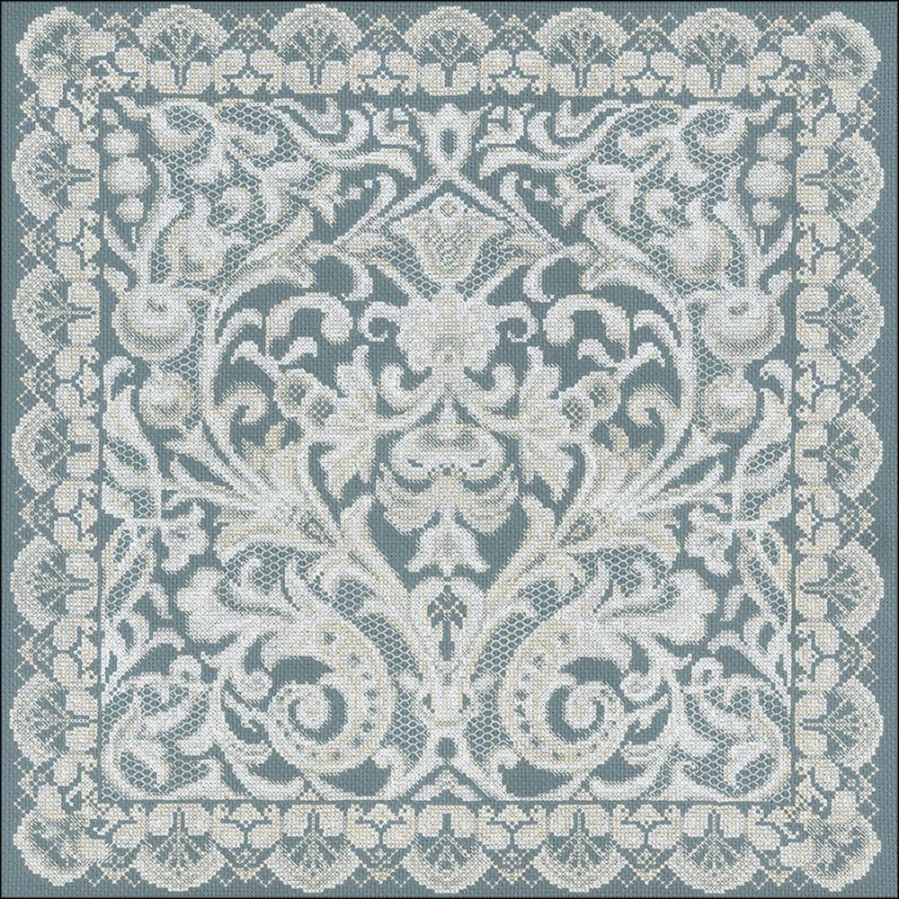 Pannel Viennese Lace Cushion (14 Count) Counted Cross Stitch Kit